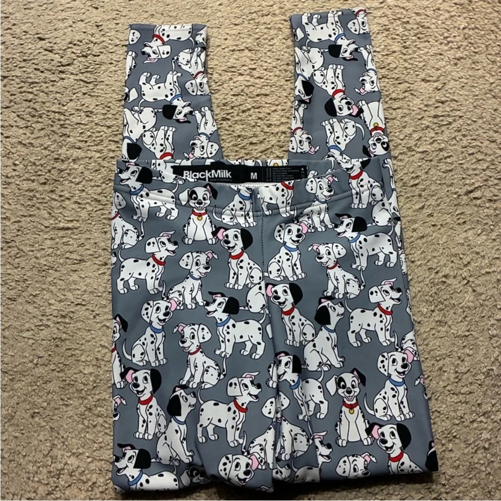 WAS $75 Disney x Blackmilk 101 Dalmatians fleece lined leggings - Picture 2 of 10